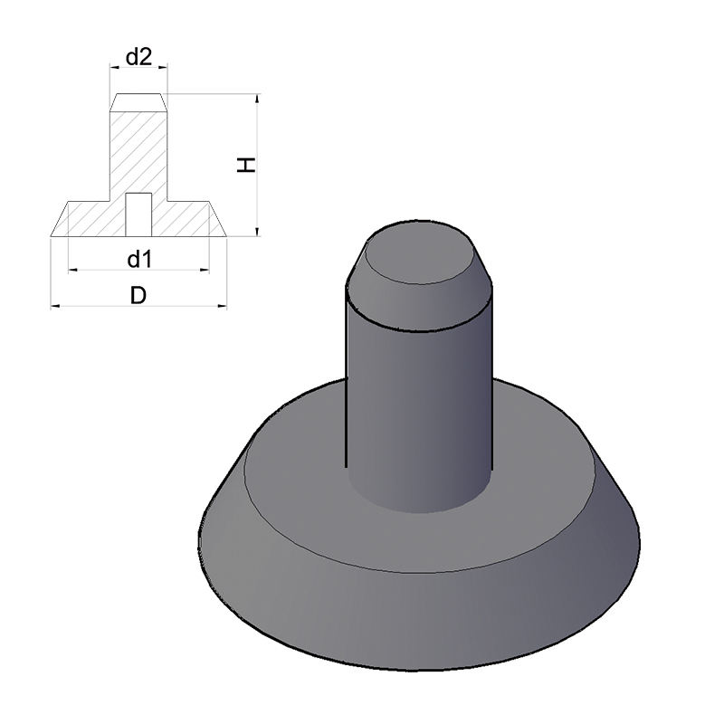 Ímã de inserção de concreto